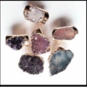 Druzy Rings
